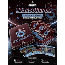 Mythos First Trabzonspor 2025-2026 Sezonu Koleksiyon Kartları Metal Kutu 34 Kart Resmi Lisanslı