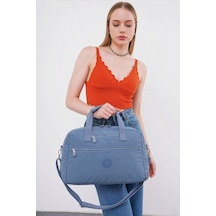 Kaff Bhpc 6011 Lacivert Geniş Hacimli Unisex El Ve Omuz Seyahat Spor Çantası