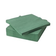 Servis Peçete IKEA 40x40 cm 50 Adet Yeşil Renkli Peçete