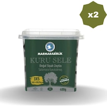 Marmarabirlik Zeytin 381-410 Lüks Kuru Sele Pet 400 Gr - 2 Adet