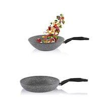 Schafer 26 cm Granit Tava ve 28 cm Wok Tava