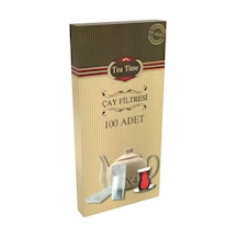 Tea Time Çay Kahve Filtresi Kağıt Filtre L Büyük Boy 100&apos Lü Çay Filtresi Poşeti