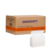 Omnisoft Z Katlı Dispenser Kağıt Havlu 12 x 100 Adet