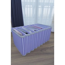 8 Bölmeli Dolap Ve Çekmece Içi Düzenleyici Akordiyon Organizer L-00517 1 Adet Çok Renkli