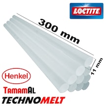 Henkel (Alman Markası) Technomelt Sıcak Silikon Kalın Şeffaf Mum (432318073)