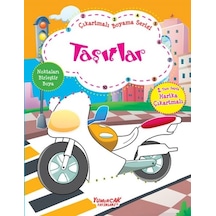 Taşıtlar-Çıkartmalı Boyama Serisi- Yumurcak Yayınları