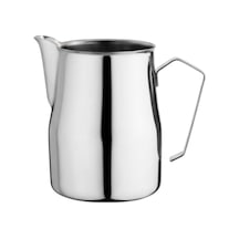 304 Kalite Paslanmaz Çelik Butik Süt Potu 350 Ml - Profesyonel Pitcher Sütlük