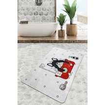 Dogs Shower Banyo Halısı Djt 80x100 cm