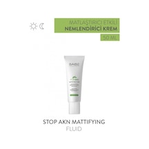 Babe Stop Akn Mattifying Fluid 50ml - Matlaştırıcı Etkili Nemlendirici Krem