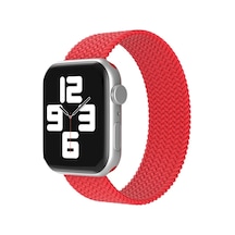 Apple Watch 38mm Ayarlı Solo Silikon Kordon - Kırmızı Diğer
