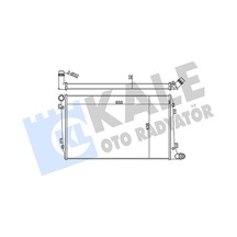 Kale 353600 Motor Su Radyatörü - Seat Altea Xl 2006- 2.0 Tdi Dizel Manuel Şanz. 1k0121251dp - 1k0121251bl - 1k0121251al - 1k0121251an - 3c0121253ak - 3c0121253r - 1k0121251ej - 3c0121253r