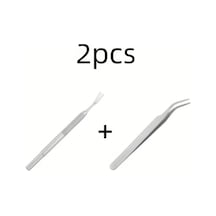 Chuangyinshop 2li Kutu Seti Paslanmaz Çelik Kedi Köpek Pire Kene Tırnak Bakım Aracı