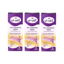 Vi-vet Tüy Sarartıcı Krem 70ml + 35 Ml X 3 Adet