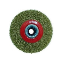 10109 Daire Fırça Sarı Telli 200x25 Mm