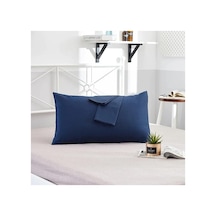 Yastık Kılıfı Seti: 2 Adet 50x70 Cm Pamuklu Kapaklı Ve Nefes Alabilir Abanoz