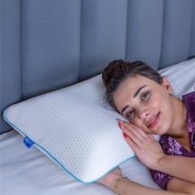 Kontürlü Klasik Visco Yastık Memory Foam Boyun Yastığı Hafızalı Yastık 60*40*12