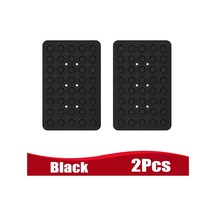 Goldenqian Çift Taraflı Silikon Vantuz Cep Telefonu Fikstürü İçin Vantuz Yapışkanlı Silikon Kauçuk Enayi Ped Sabit Ped Black-2pcs Black-2pcs