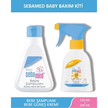 Sebamed Baby Şampuan 250 Ml + Baby Çok Yönlü Koruyucu Güneş Spreyi Spf50 200 Ml