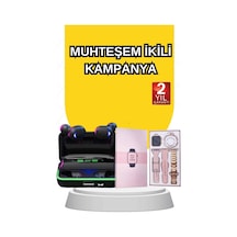 Kadınlara Özel Bileklik Hediyeli Akıllı Saat Ve Dijital Göstergeli Anc Özellikli Bluetooth Kulaklık