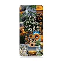 İnfinix Hot 20 Uyumlu Ayçiçeği Deseni Desenli Silikon Kılıf