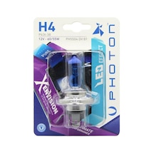 Ampul H4 12v 60/55w Xen Vision Tekli Blister Beyaz Işık 6000k Pht Ph5504 Dv B1