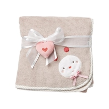 Baby 68641 Sevimli Battaniye Kahverengi Baby Çok Renkli