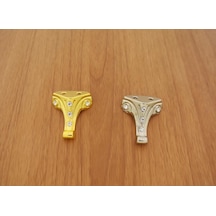 Azimkarhirdavat Moda Çeyiz Süs Sandıkları İçin Minik Lükens Ayak 3.5 Cm Taşlı 10