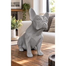 Fransız Bulldog Figürlü Dekoratif Biblo - 19cm 00745584