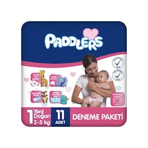Yenidoğan Bebek Bezi 1 Numara 2-5 Kg 11 Adet Deneme Paketi, Yumuşak Ve Sızdırmaz Diğer