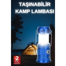 Mey İthalat Büyük Boy Güneş Enerjili Kamp Feneri Işıldak Lamba Usb Şarjlı 12648360