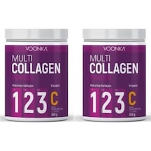 Voonkaa Multi Collagen Powder Vitamin C 300 Gr X 2 Adet