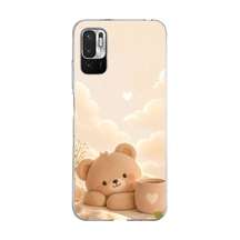 Redmi Note 10 5g Uyumlu Sevimli Tatlı Ayı Baskılı Silikon Kılıf Renkli