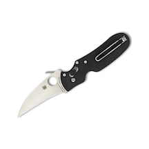 Spyderco Pkal Black G-10 Plainedge Kamp Çakı Siyah