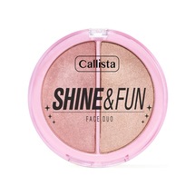 Callista Shine &amp Fun Face Duo 130 Shine Squad Allık &amp Aydınlatıcı Paleti
