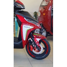 Lastik Yazısı Scooter Lastik Stikeri Motorsiklet 8 Adet