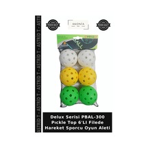 Delux Serisi Pbal-300 Pıckle Top 6'lı Filede Hareket Sporcu Oyun Aleti Çok Renkli