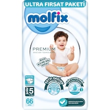 Molfix Premium Bebek Bezi Beden:5 11-18kg Junior 66adet Ultrafrst 5 Numara