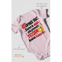 Morivokids Teyzeye Özel Kısa Kollu Bebek Body %100 Pamuk Zbn156-kk Bebe Pembe