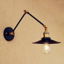 Mylights Retro Akrobat Aplik 3 Mafsalı Aplik Hareketli Rusti
