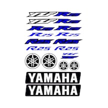 R25 A4 Sticker Seti Lacivert - Etiket
