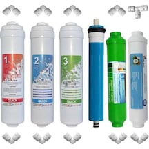 Aqua Bella Inline Kapalı Kasa Su Arıtma Cihazlarına Uyumlu6'lı Set Ph+ Filtreli