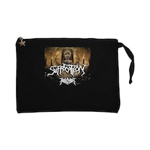 Suffocation With Special Guests Siyah Clutch Astarlı Cüzdan / El Çantası