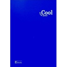 Cool Mavi Dikişli Plastik Kapak 40 Yaprak A4 Müzik Defteri