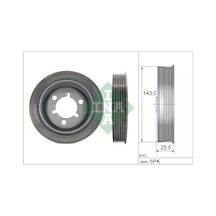 Ina Krank Kasnağı Peugeot P206-p207-p301-p307-partner-bıpper Cıtroen Berlıngo-nemo-c2-c3-c4-xsara 1.4 1.6 I 16v 08 544014510 0515.r8 0515.p1 0515.n0 0515.s1