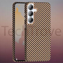 Samsung Uyumlu Galaxy S25 Kılıf Magsafe Şarj Özellikli Karbon Fiber Görünümlü Yüksek Kalite Kapak