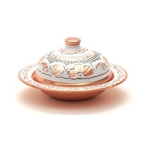 Erzincan El İşlemeli Bakır Lokumluk No:1 Beyaz