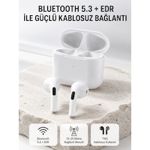 Tws Kablosuz Bluetooth Kulaklık 3 Saat Müzik 4 Saat Konuşma Şarj Kutulu - Lisinya