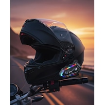 16 Mod Rgb Işıklı Motosiklet Intercom Çift Telefon Destekli 79420496