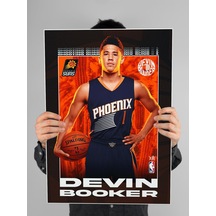Devin Booker Poster 60x90cm Nba Phoenix Suns Afiş - Kalın Poster Kağıdı Dijital Baskı