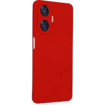 Uryport Realme C55 Kılıf Nano İçi Kadife Silikon - Kırmızı